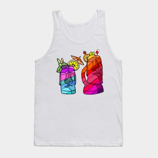 Easter Island Tiki Mugs Tank Top